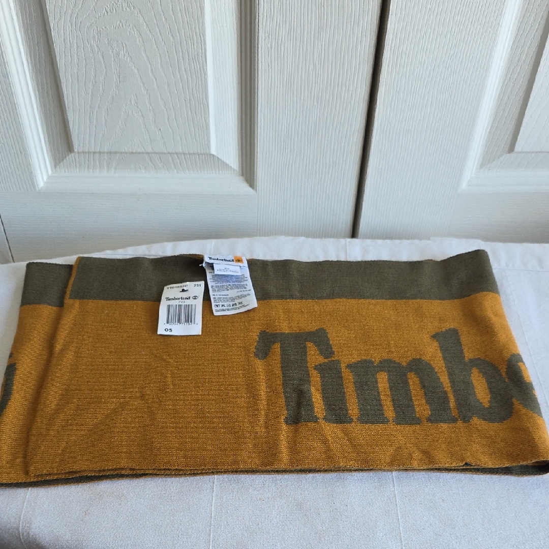 Timberland Brown And Tan Scarf New With Tag